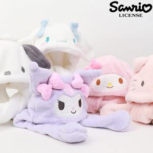 겨울모자 산리오 큐트움직이는 모자 귀달이모자 여아 털모자 방한모자 귀가움직이는모자