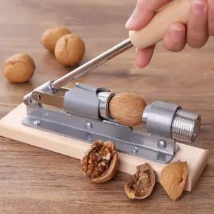 호두까기 기계 호두까는 도구 밤칼집내기 망치 견과류 원목 호두 호도 껍질 탈피기 까기 군밤 밤칼집 가위