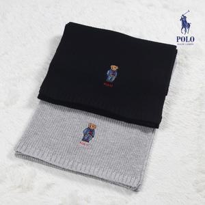 폴로 랄프로렌 베어 데님진 로고 머플러 곰돌이 목도리 남여공용 머플러 PC1269