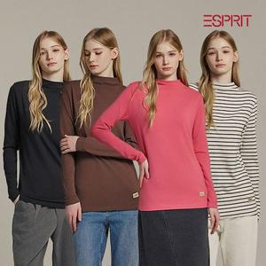 [에스프리] 여성 코튼모달 모크넥티셔츠 4종[34932090]