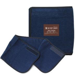 시크릿덤 네이비 남색 국산 헤어 사각 터번 피부 팩재료 팩도구 소도구