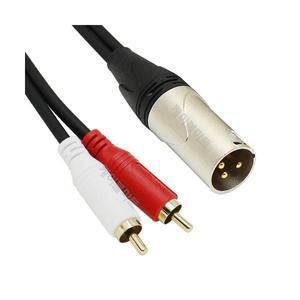 MACK HA37 캐논/M-2RCA 5m XLR 오디오선 스피커 음향 케이블 앰프 믹서기 연결선