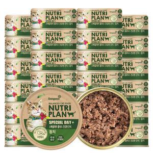 [개당559원] 동원 뉴트리플랜 스페셜데이 90g x 144개 고양이캔 고양이간식 기호성좋은참치캔 고양이참치