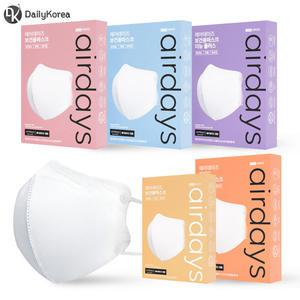 에어데이즈 KF94 마스크 화이트 30매 숨쉬기편한 황사 미세먼지 새부리형 D