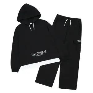 [에스핏]레이어드 와이드 세트 상하복 - 블랙 (SJZ101FKTR09)_CJ