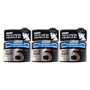 엘지 엘라스틴 맨인매트 무광택 헤어 왁스 페이스트 80g X 3개