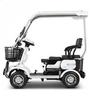 사륜 전동스쿠터 2인승 노인 관광차 픽업 시골 농사