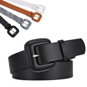 여성 드레스 남방 코트 레더 포인트 버클 벨트