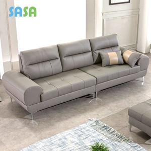 [SASA]사사가구 이사벨라 천연가죽 4인 소파+ 스툴