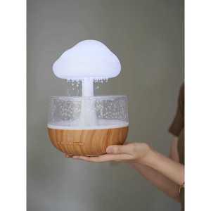 빗소리 가습기 비 구름 무드등 물방울 야간등 수면 보조 조명 인테리어 비오는 물멍