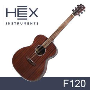 헥스 F120 입문용 초보용 통기타 마호가니 바디