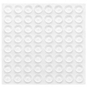 코멧 홈 공용 소음방지 충격완화 투명 범퍼 스티커 64p, ONE SIZE, 1개 one option