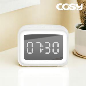 블루투스 스피커 시계 FM라디오 LED 무드등 알람 TF메모리 슬롯