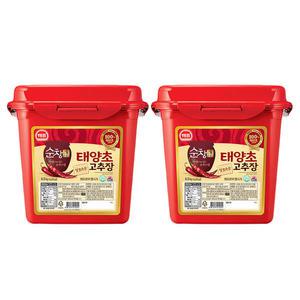 사조 해표 순창궁 태양초 고추장 6.5kgX2통 대용량 업소용