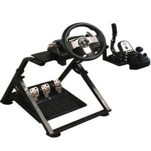 레이싱 거치대 핸들 VR 액세서리 받침대 컴퓨터 레이싱휠거치대 패드 레이싱브래킷 블랙