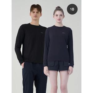 [푸마]공용 에센셜 롱 슬리브 티셔츠  블랙 _P389481157