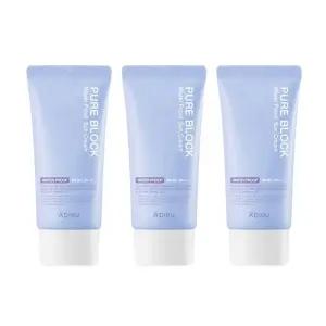 메온셀 어퓨 퓨어 블록 내추럴 워터프루프 선크림, 50ml, 3개