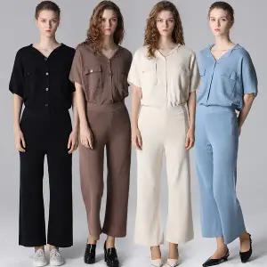 [홈쇼핑방송/르오트(LeOT)] 코튼 비스코스 니트 팬츠 (4종택일)