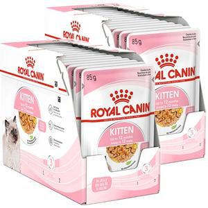 로얄캐닌 캣 파우치 키튼 젤리 습식사료 85gx12_2팩(총24개)건더기타입 면역강화 성장기영양공급