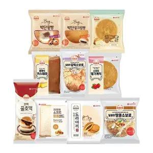 [롯데제과]기린 인기빵 10종 내맘대로 골라담기 팥빵/꿀호떡/크림빵/카스테라 등