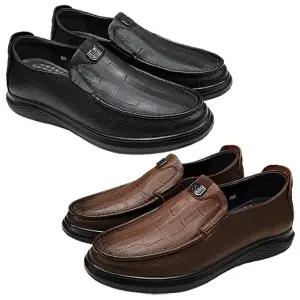 [마리오탈라리코]남성로퍼 컴포트화 드라이빙슈즈 천연소가죽 밴딩로퍼