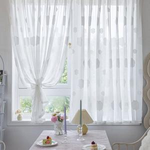 [리진] 쉬폰 벨크로 커튼 1장 (180X180cm)