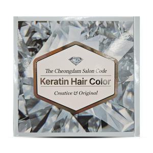 더 청담 살롱코드 케라틴 헤어컬러 다크브라운 염색약/새치커버/무료 dv