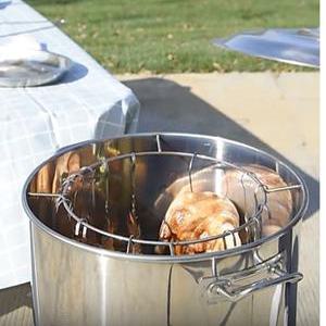 스테인리스 항아리 바베큐 꼬치 무연 대형 훈연 패키지