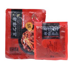 착한낙지 세트(낙지 135g + 양념50g) 6개 홈쇼핑상품