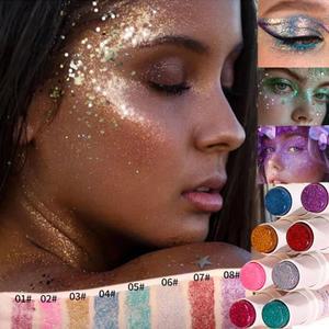 페이스 스팽글 글리터 메이크업 퍼플 페인팅 샤인 그린 화이트 펄 글로스 헤어 바디 아이섀도 글리터 젤 스