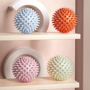 고슴도치 마사지 공 요가 근막 운동 피트니스 근육 이완 스틱 어깨 목 다리 발바닥 자오선