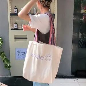 [라일리] Rly 스마일 숄더 에코백 SM-HT-9102  9507417)