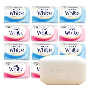 가네보 카오 KAO 화이트 미용 샤워 세안 비누 130G x 12개