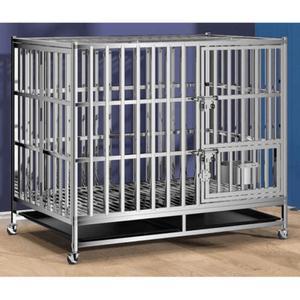 스테인레스 유기견 펜스 케이지 대형견 스텐 사육장