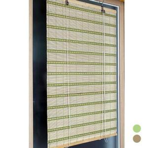 자동 대나무발 블라인드 창문 가리개 90x150