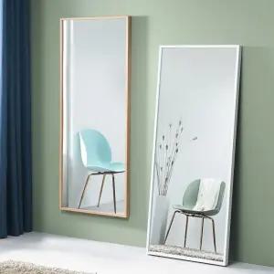 대형 와이드 인테리어 원목 전신거울 벽걸이 700 스탠드 2color