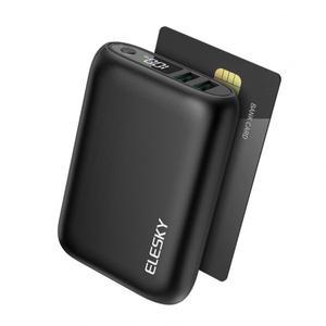 ELESKY엘스키 초미니 보조배터리 22.5W 고속충전 LED 잔량표시+3개 멀티단자 10000mAh DB06
