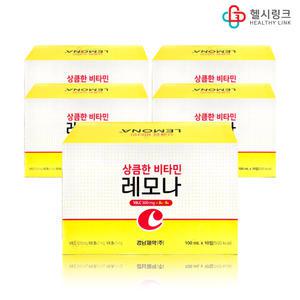 경남제약 상큼한 비타민 레모나 100ml 10개입 x (5박스) 경남 비타민C 음료 선물 병드링크