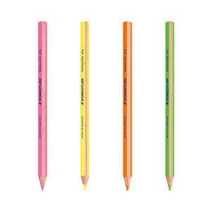 스테들러 텍스트서퍼 점보형광색연필 128 64/색연필 1갑12개입