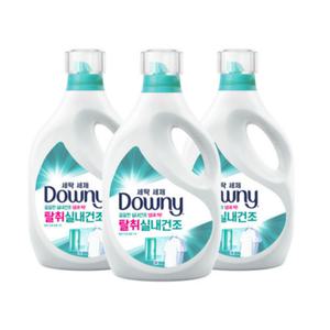 다우니 세탁 세제 탈취 실내건조 1.9L 3개