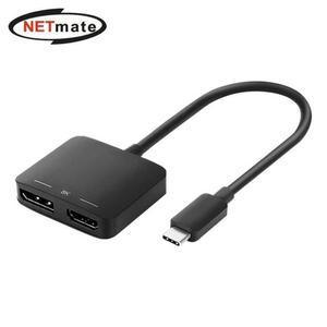 NETmat트렌디e MST지원 C타입 to DP + HDMI 컨버터