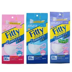FITTY 피티 마스크 30매들이 화이트 1개씩 개별포장 소형,중형,대형 7DAY MASK EX PLUS
