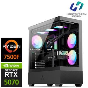 AMD 라이젠5 7500F RTX 5070 게이밍 조립컴퓨터 배틀그라운드 스텔라 블레이드 고사양 스팀 게임용 PC 본체
