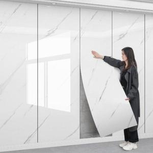 붙이는 데코 타일 방습 화이트 인조대리석 스티커 욕실 시트지 사무실 붙이는벽타일 바닥