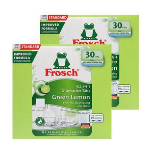 프로쉬 식기세척기세제 그린레몬 30개입 2개