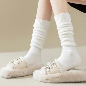 온더벨라 루즈핏 롱양말 잔골지 니삭스