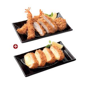 [사보텐] 사보텐 스페셜 + 더블업 모짜렐라 카츠 세트