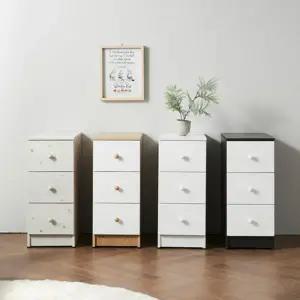 아트박스/마전동상회 3단 원목서랍장 침실 틈새 서랍장 폭좁은 원룸