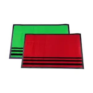 조은 카페트 현관 입구 발 매트 (녹.적)50X80 (무지)/가게용발매트/실외발매트/현관입구매트/출입문매트/업