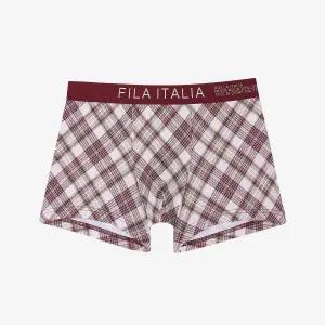 [휠라언더웨어] 트렌디 체크 남성 드로즈 (FI4DRF6640M_DWN)